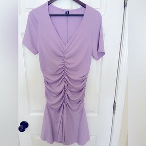 Purple mini dress from fashionova